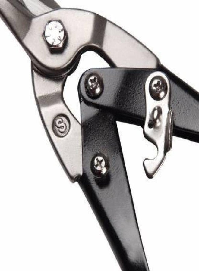 TOOLBUX TUTC4 Metal Cutter - 9.5 Inch Compound Action Snips with Molybdenum Alloy Blades, Vinyl Hand Grips for Precision Cutting - Image 2